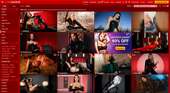 livejasmin.com Fetisch Cams